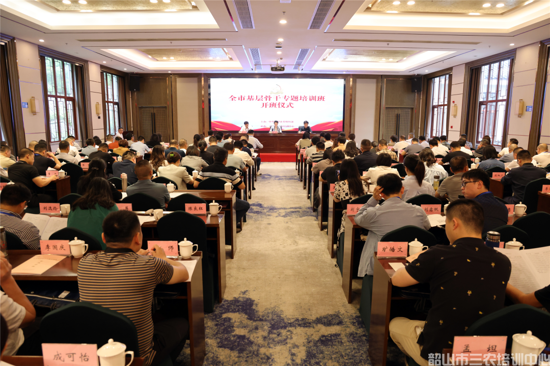 為基層干部賦能充電！全市基層骨干專題培訓班開班(圖1)